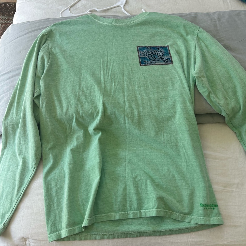 Men's/ Women’s Green Long Sleeve Turtle Shirt